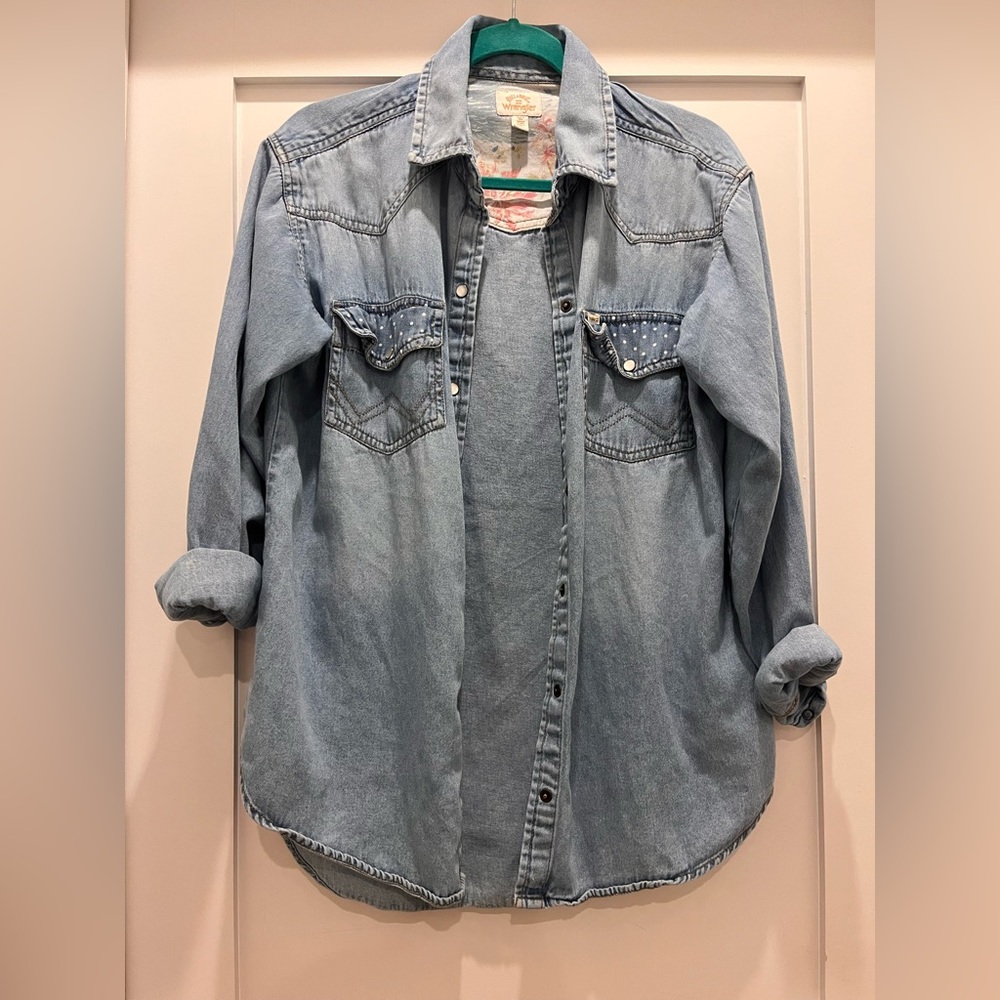 Wrangler Jean Button Up